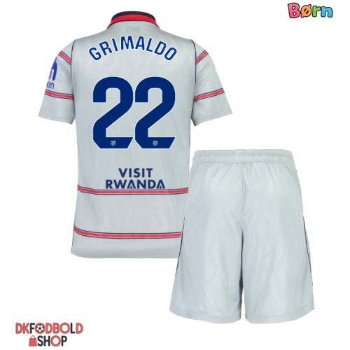Atletico Madrid Alejandro Grimaldo #22 Tredje trøje Børn 2026-27 Kort ærmer (+ korte bukser)